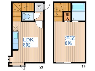 ドミトリ澄川の物件間取画像